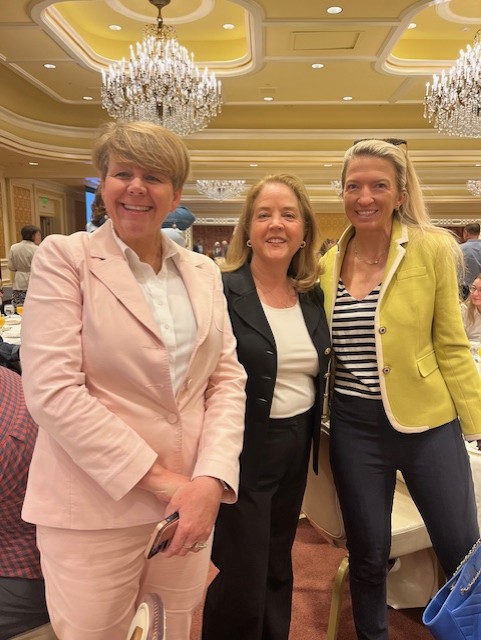 (Left to right) Kim Paulding, Executive Director of the Utah Bar Foundation, Elizabeth Wright, Executive Director of the Utah State Bar, and Megan Connelly, Director of Access to Justice at the Justice Rising Breakfast